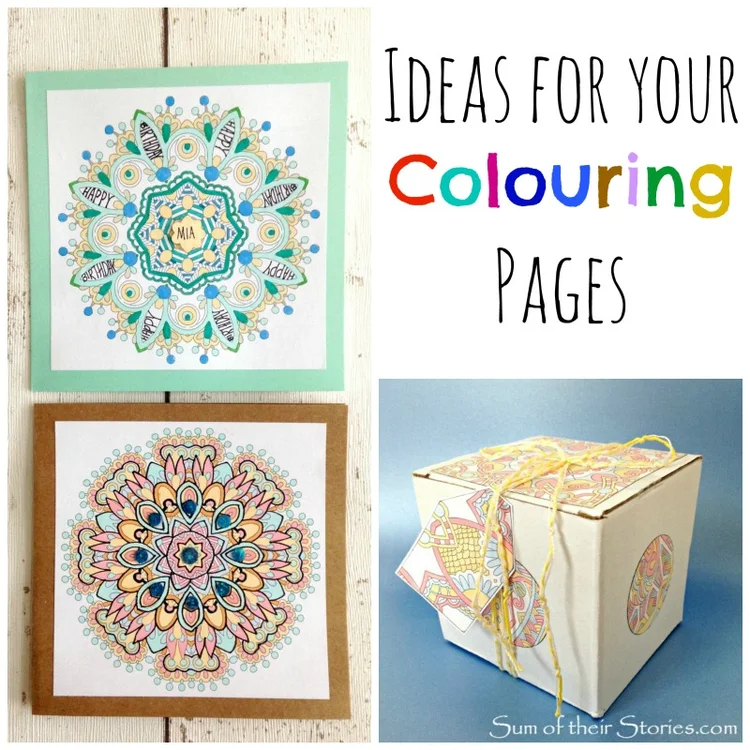 Ideas for your colouring pages — Sum of their Stories Craft Blog