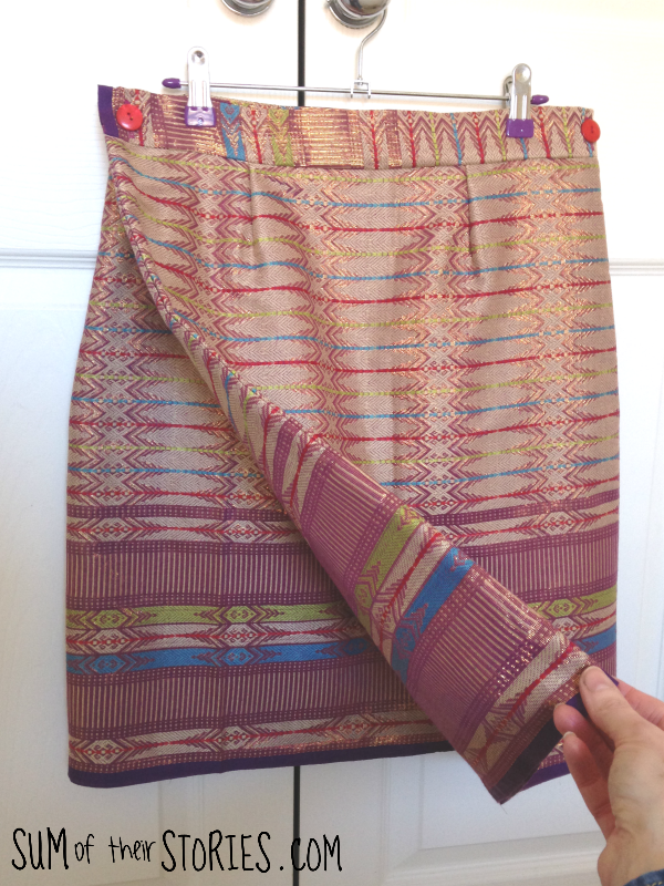 wrap skirt from a sarong