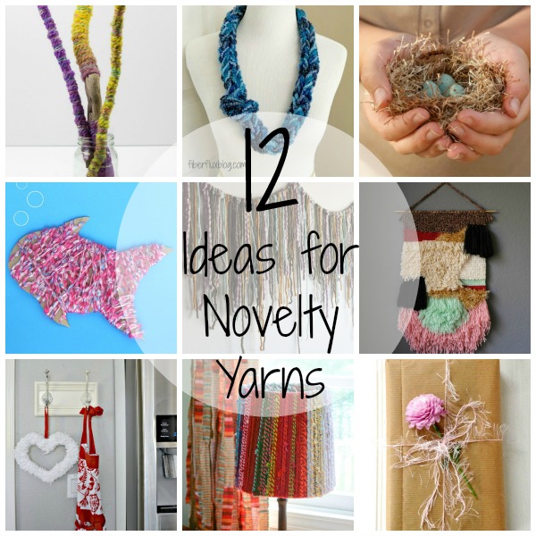 12 ideas for novelty yarns