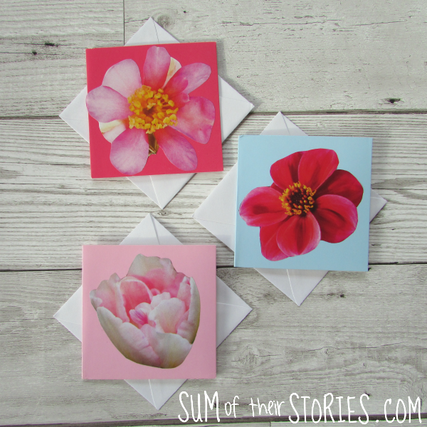 cards made with old magazine images