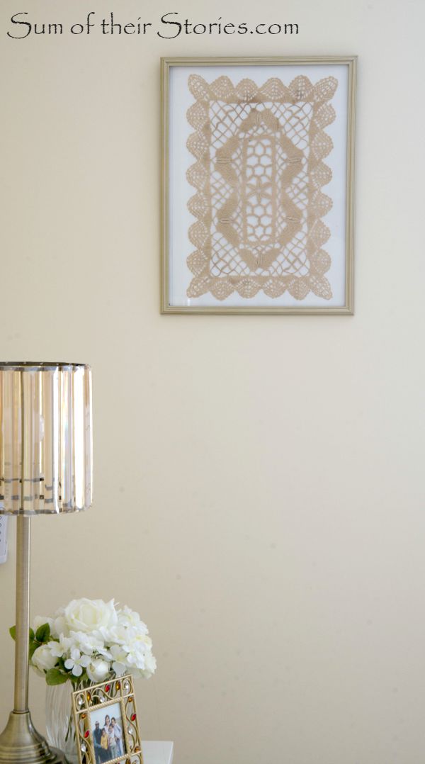 Framed Doily — Sum of their Stories Craft Blog
