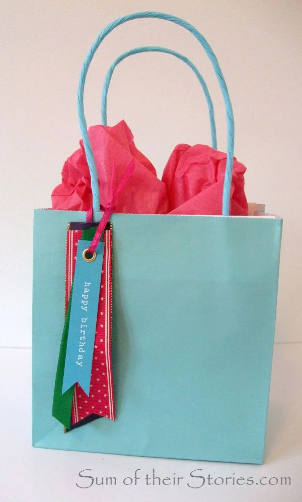 Scrap Ribbon Gift Tags — Sum of their Stories Craft Blog