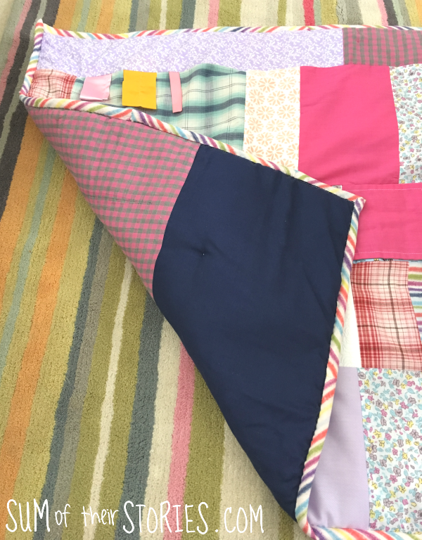 how to make a fabric play mat