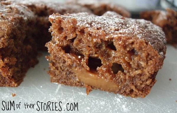 chocolate and caramel traybake