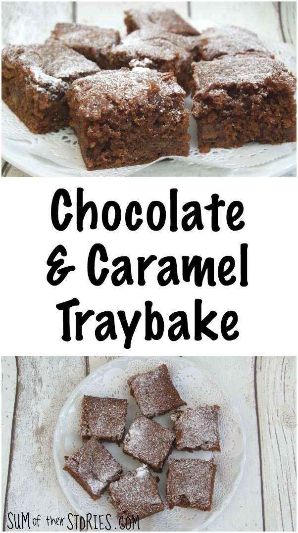 Chocolate and caramel traybake recipe