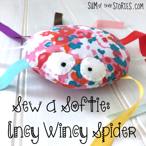 Sew a softie incy wincy spider