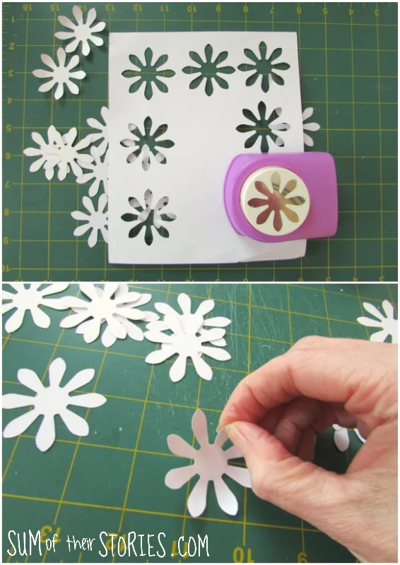 how to make paper pom pom dasies