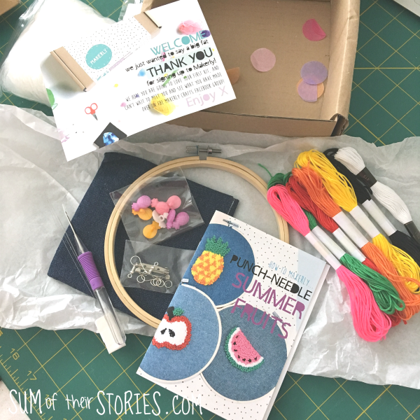 punch needle kit contents