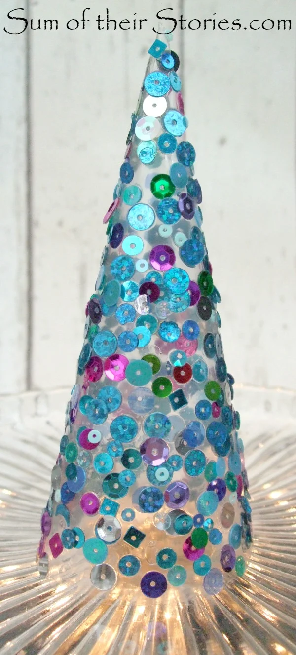 thumbnail image 2 of Glitter / Sequin Shoe Christmas Tree Ornament – 12cm, Choose Your Color 2 of 5