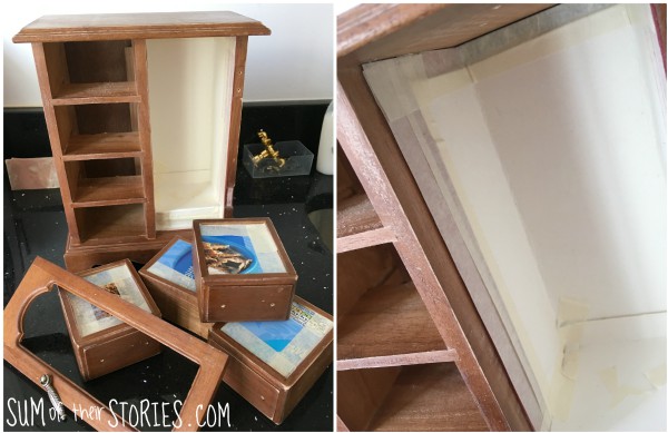 prepare jewellery box for painting