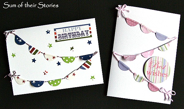 bunting cards
