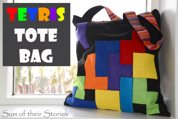 how to make tetris tote bag