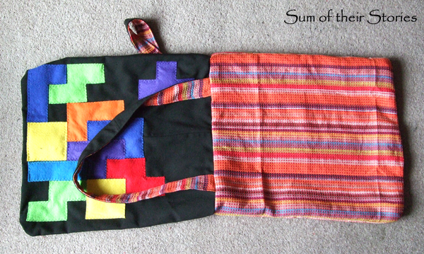 making a tetris shopping bag