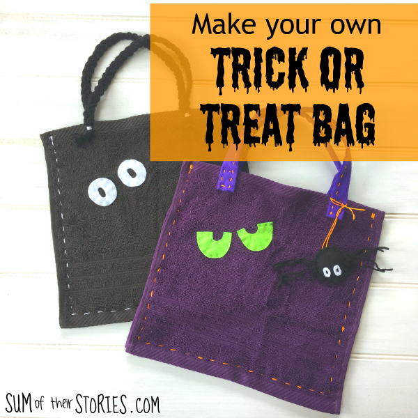 make your own simple trick or treat bag