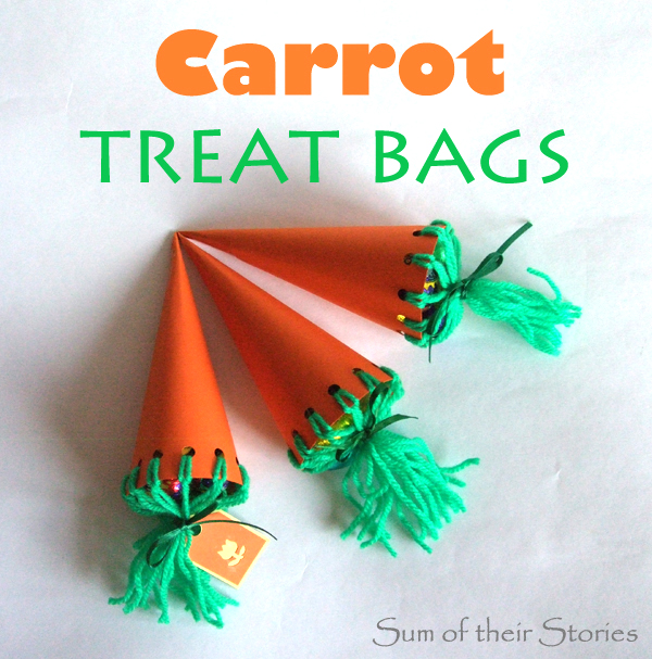 easy to make carrot treat bags