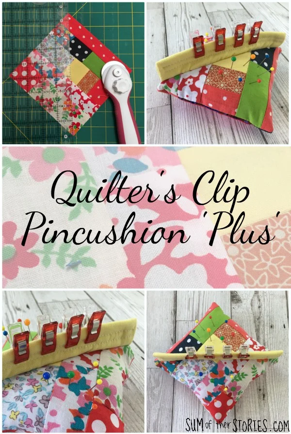 Quilting clips pincushion