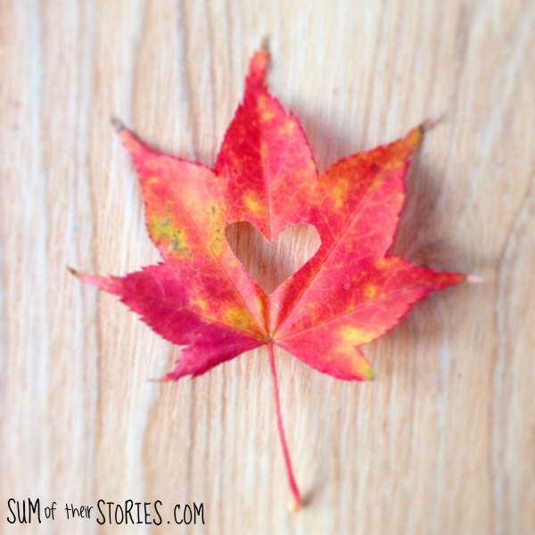 leaf and heart