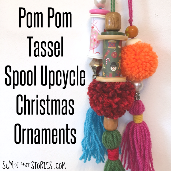 Pom Pom Christmas Bauble Upcycle — Sum of their Stories Craft Blog