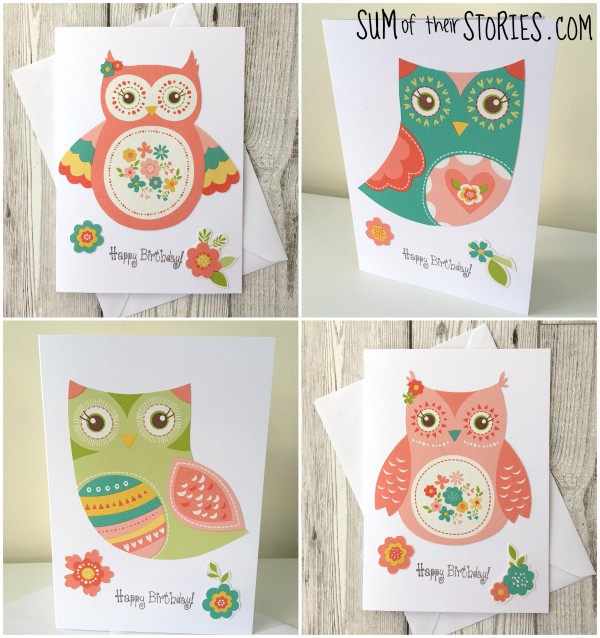 owl greeting card ideas