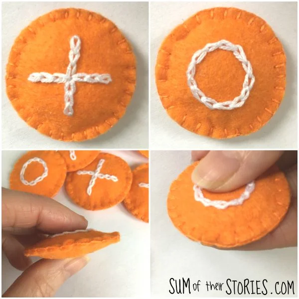 o and x game counters