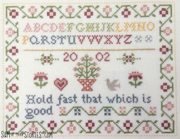 traditional style sampler