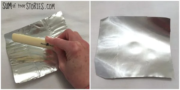 smooth out the foil