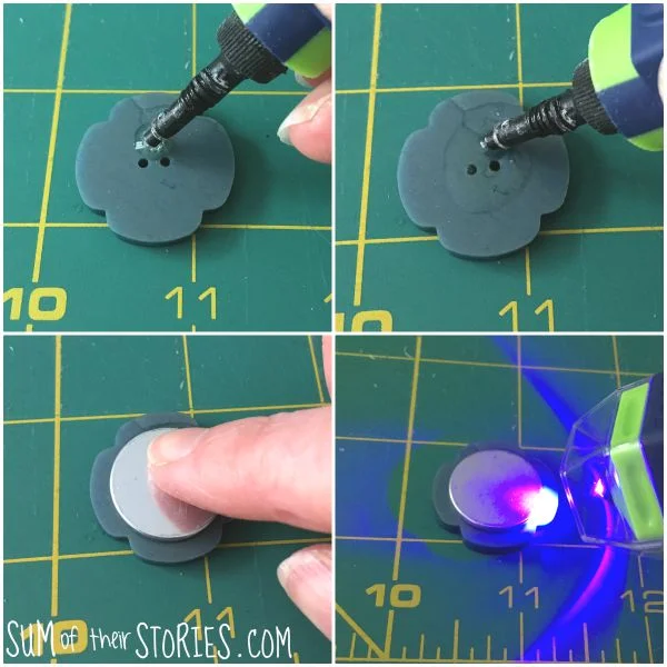 making a button needle minder