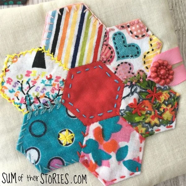 embroidery on patchwork