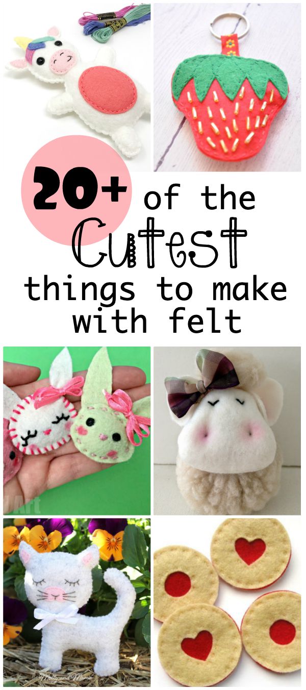 the cutest things to make with felt