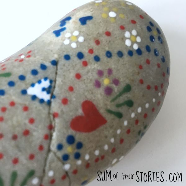 dot painted stones