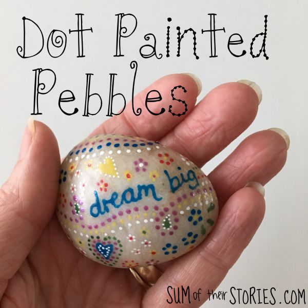 Decorated pebbles