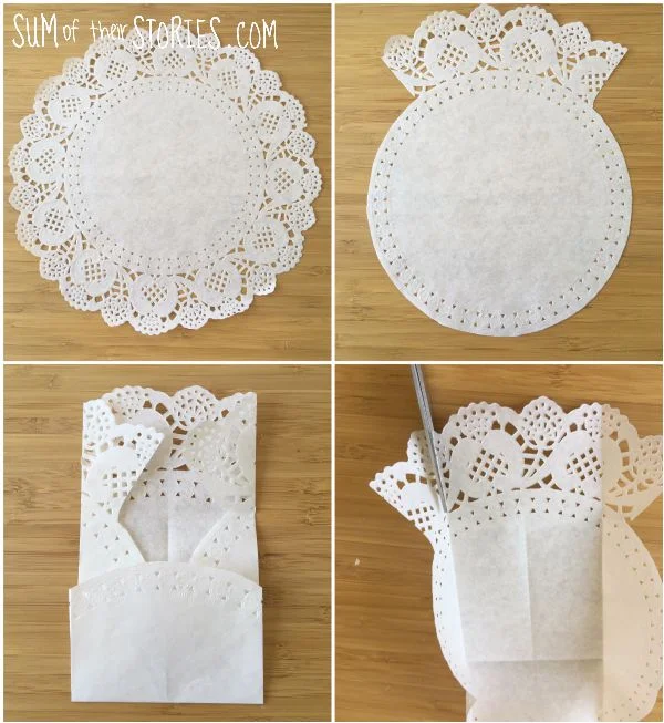 making a doily envelope