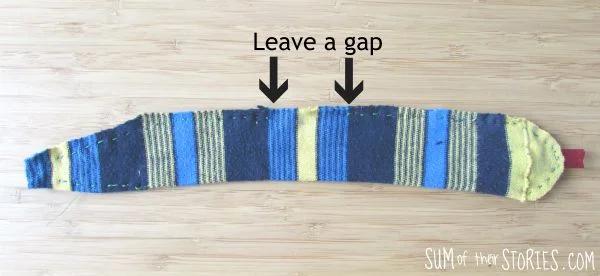Sock Snake Pattern Sew a Softie - Mini Sock Snake — Sum of their Stories Craft Blog