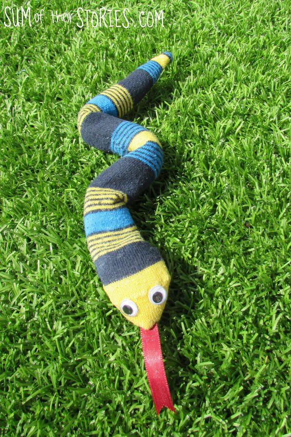Sew a Softie - Mini Sock Snake — Sum of their Stories Craft Blog