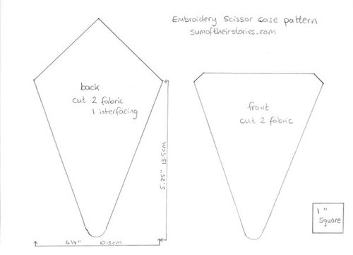 Simple Embroidery Scissor Case Tutorial — Sum of their Stories Craft Blog