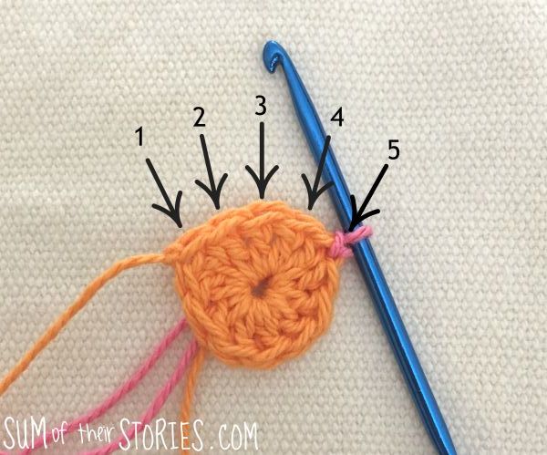 mini crochet flower tutorial