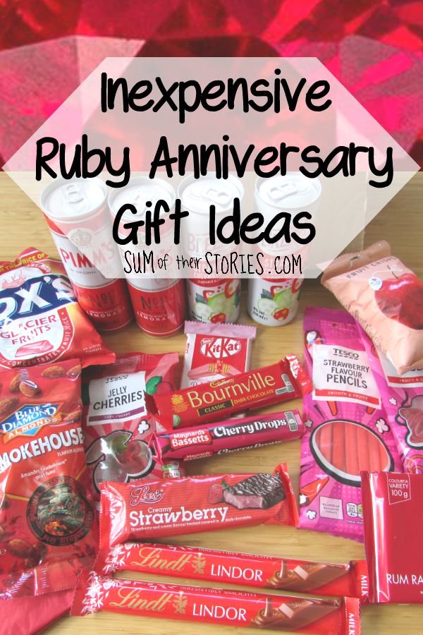 ruby wedding gifts for husband