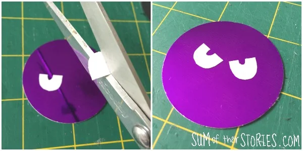 simple paper monster