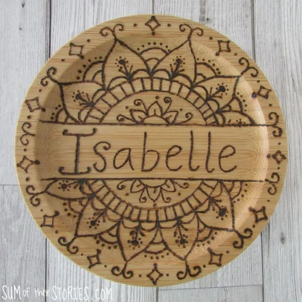 Pyrography Wood Burning Box Ideas - Personalised Wood Burning Mandala Gift Idea Sum Of Their Stories Craft Blog