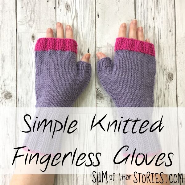 Fingerless Gloves Acrylic Popcorn Stitch Knit Rhinestone Accents Text Smartphone 
