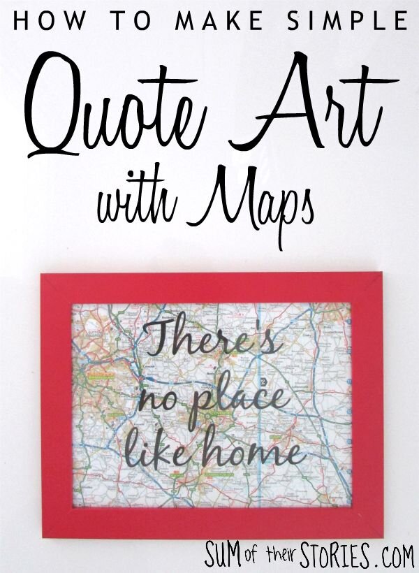 make quote art with maps