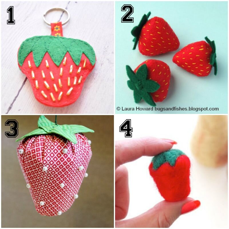 cute strawberry crafts