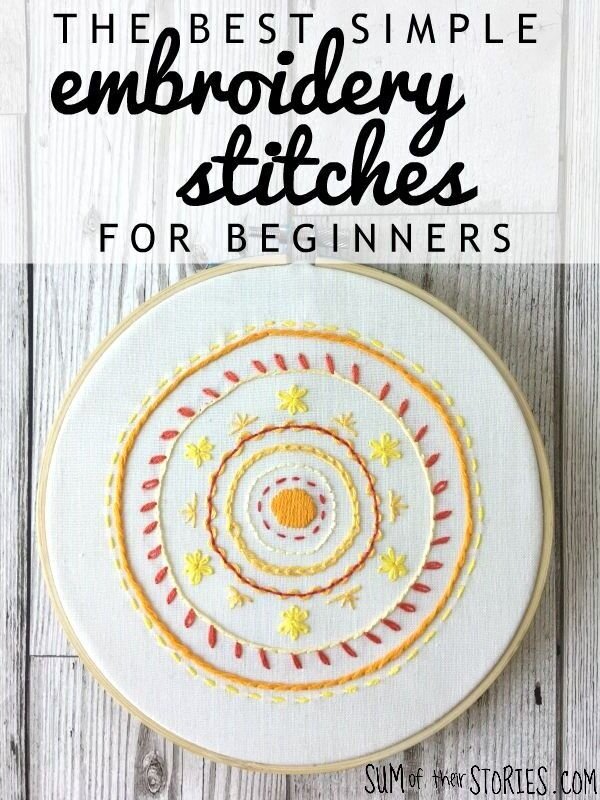 9 of the best simple embroidery stitches for beginners
