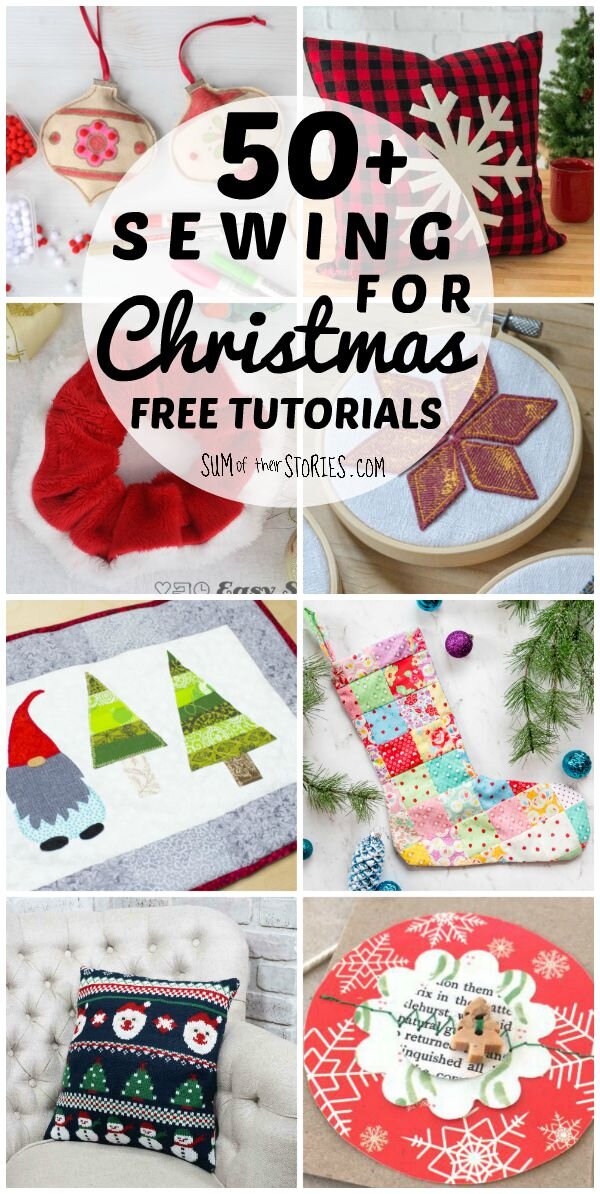 OVER 50 FREE SEWING FOR CHRISTMAS IDEAS