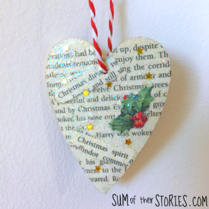 Recycled Heart Art Canvas DIY project — Sum of their Stories Craft Blog