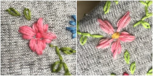 Quilting Flower Cute Hoodie Jacket -Daily Artist – ARCANA ARCHIVE