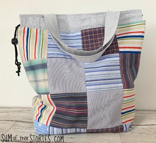 How to use striped fabric to make a woven effect patchwork — Sum of ...