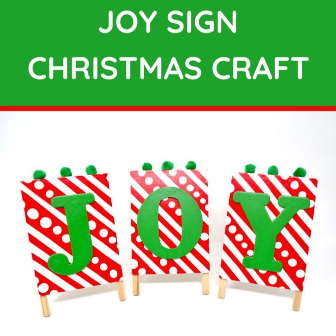 Cheap and Easy Christmas Joy Craft