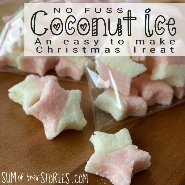 No Fuss Coconut Ice