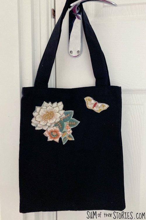 Simply Make Embroidery Tote Bag Kit - Black